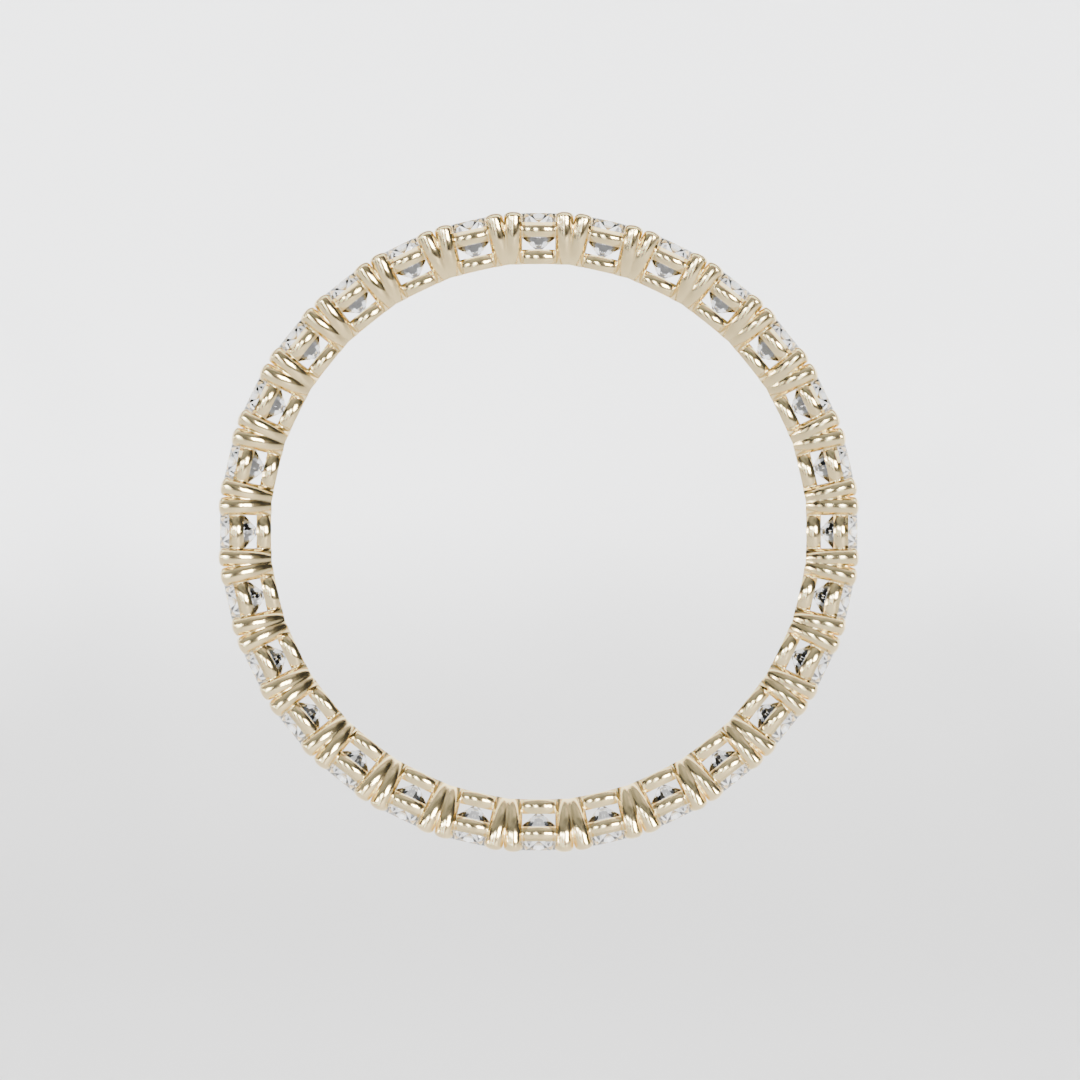 Churumbela Completa CLAW de 2.0mm Diamante Natural - Abril - Churumbela de Oro (10k, 14k, 18k)
