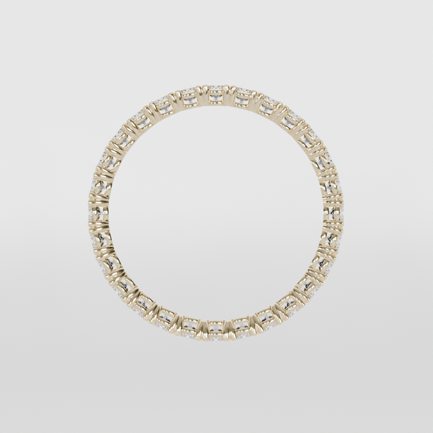 Churumbela Completa CLAW de 2.0mm Diamante Labgrown - Abril - Churumbela de Oro (10k, 14k, 18k)