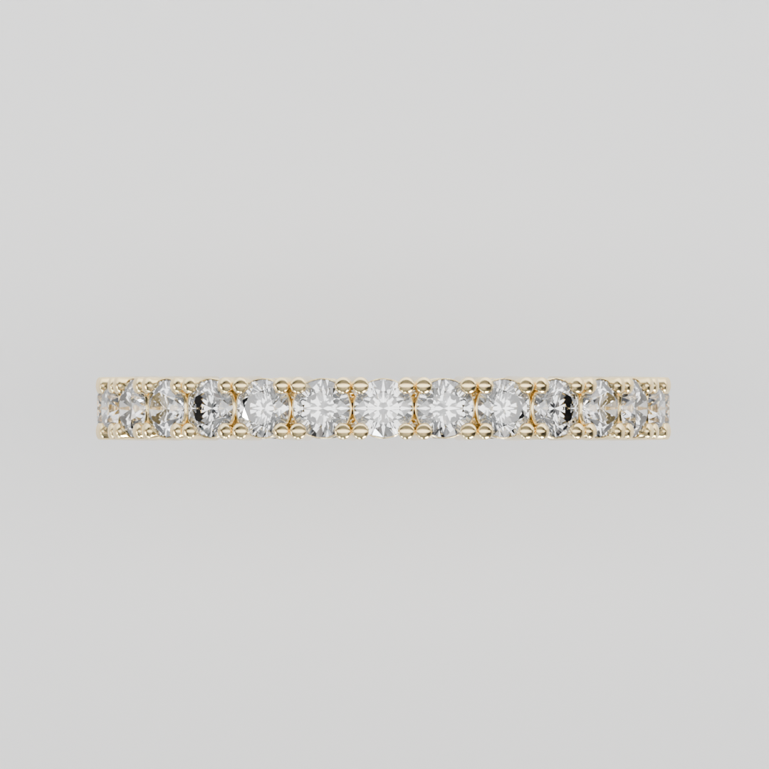 Churumbela Completa CLAW de 2.0mm Diamante Natural - Abril - Churumbela de Oro (10k, 14k, 18k)