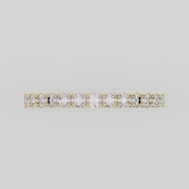 Churumbela Completa CLAW de 2.0mm Diamante Labgrown - Abril - Churumbela de Oro (10k, 14k, 18k)
