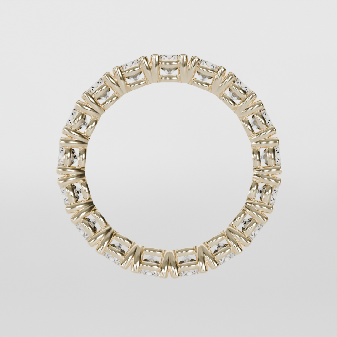 Churumbela Completa CLAW de 3.5mm Diamante Labgrown - Abril - Churumbela de Oro (10k, 14k, 18k) y Moissanitas