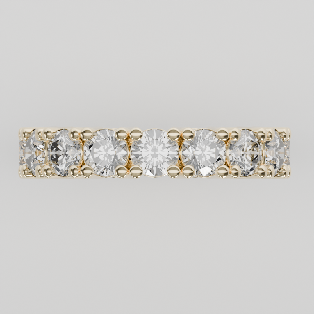 Churumbela Completa CLAW de 4.0mm Diamante Labgrown - Abril - Churumbela de Oro (10k, 14k, 18k) y Moissanitas