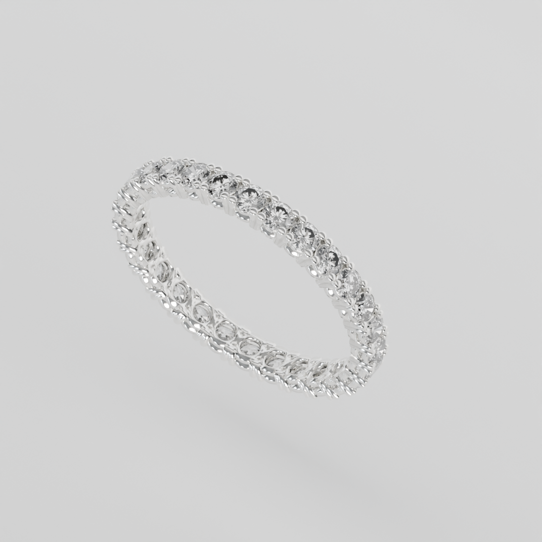 Churumbela Completa CLAW de 2.0mm Diamante Natural - Abril - Churumbela de Oro (10k, 14k, 18k)