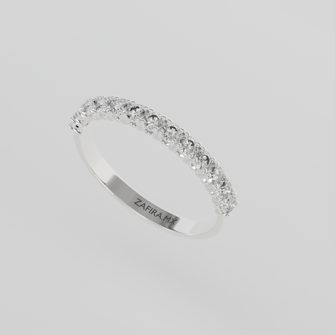 Media Churumbela CLAW de 2.0mm Moissanita - Abril