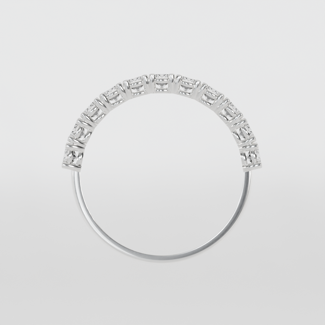 Media Churumbela CLAW de 2.5mm Moissanita - Abril