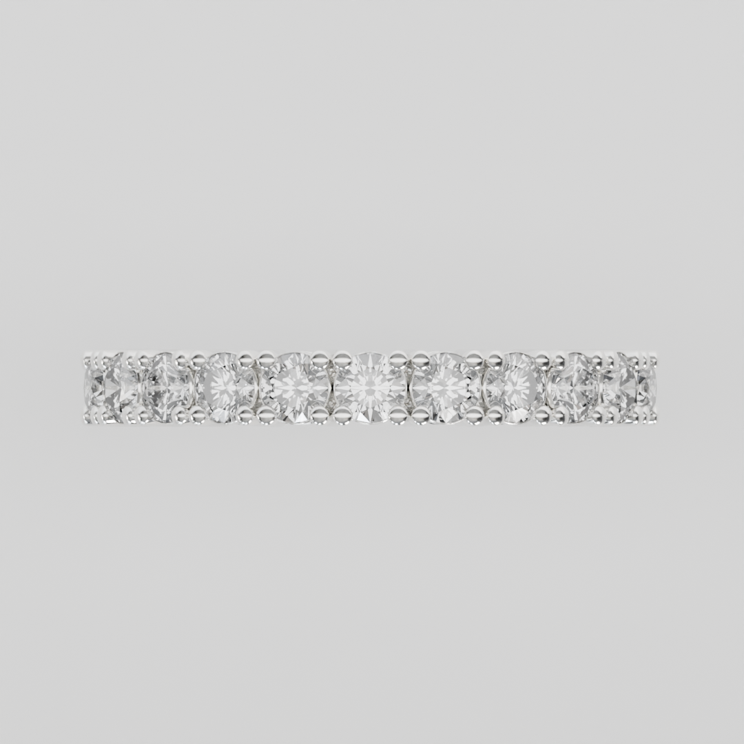 Media Churumbela CLAW de 2.5mm Moissanita - Abril