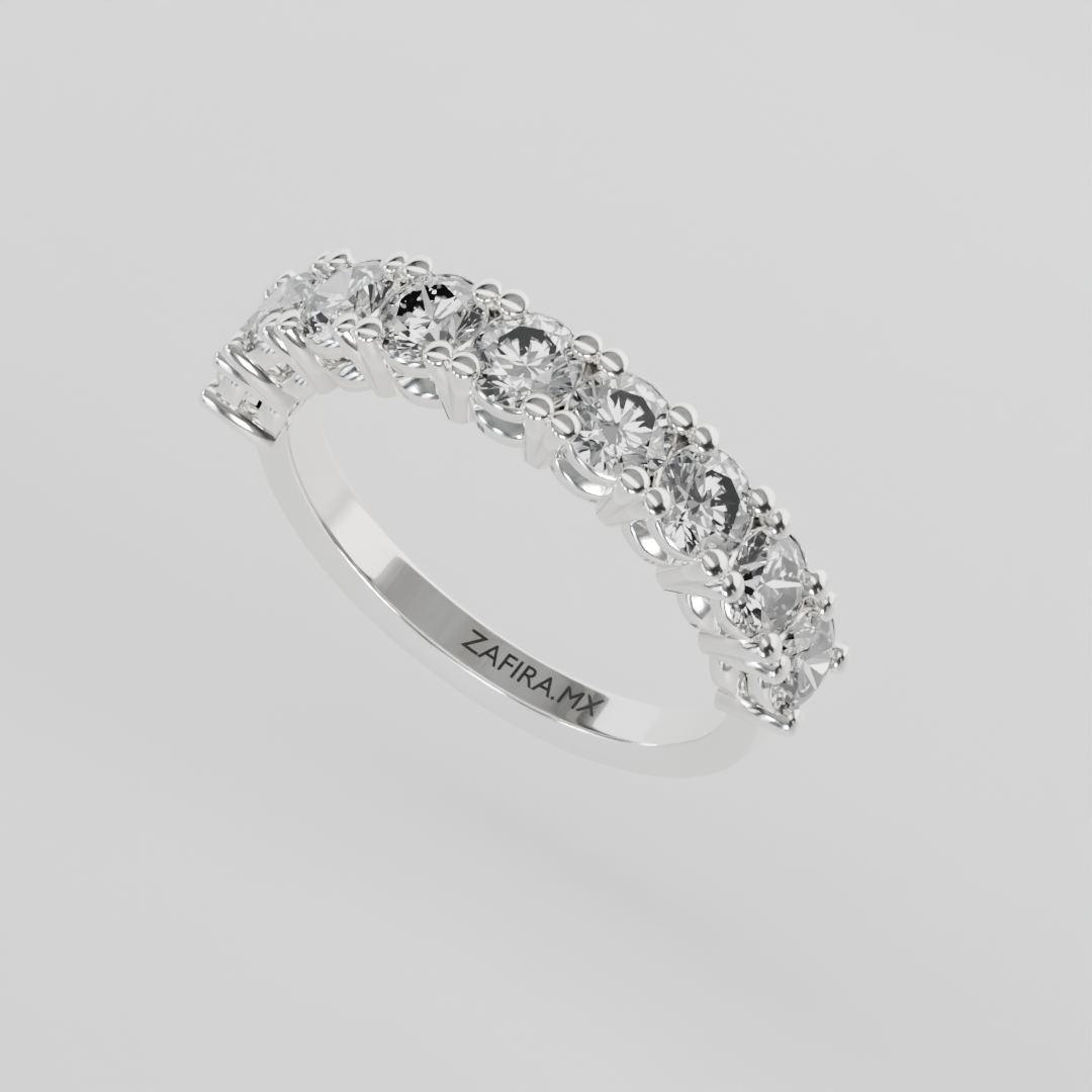 Media Churumbela CLAW de 3.5mm Diamante Labgrown- Abril - Churumbela de Oro (10k, 14k, 18k) y Moissanitas