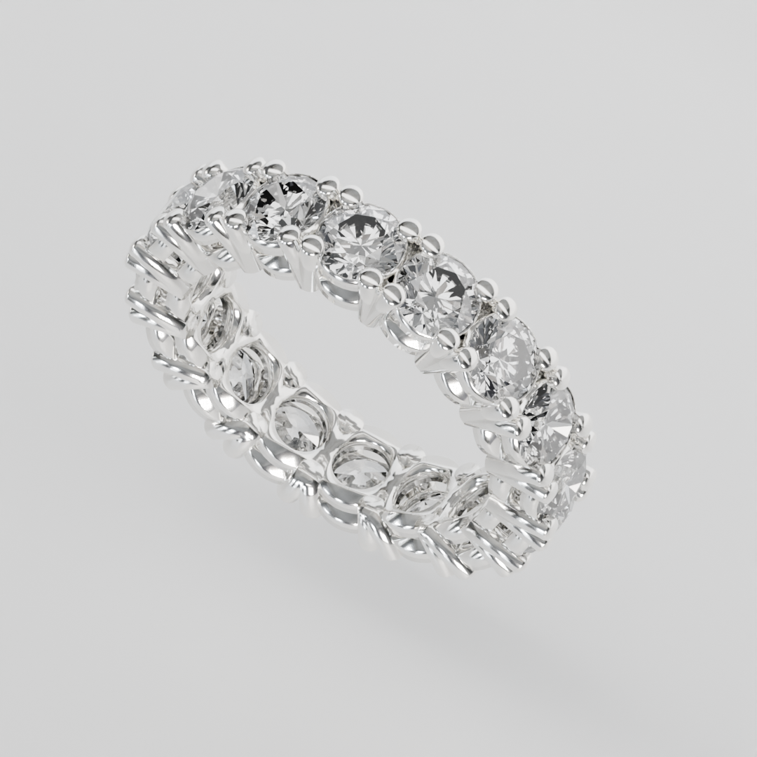 Churumbela Completa CLAW de 4.0mm Diamante Labgrown - Abril - Churumbela de Oro (10k, 14k, 18k) y Moissanitas