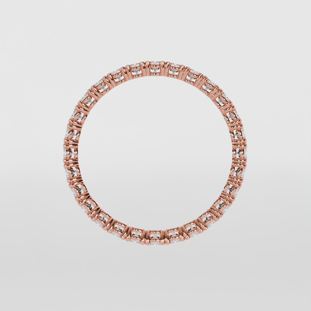 Churumbela Completa CLAW de 2.0mm Diamante Natural - Abril - Churumbela de Oro (10k, 14k, 18k)