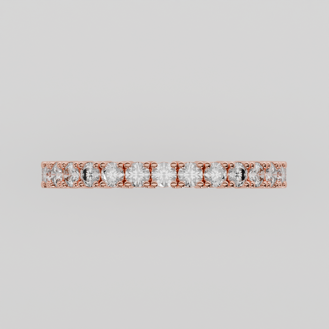 Churumbela Completa CLAW de 2.0mm Diamante Natural - Abril - Churumbela de Oro (10k, 14k, 18k)