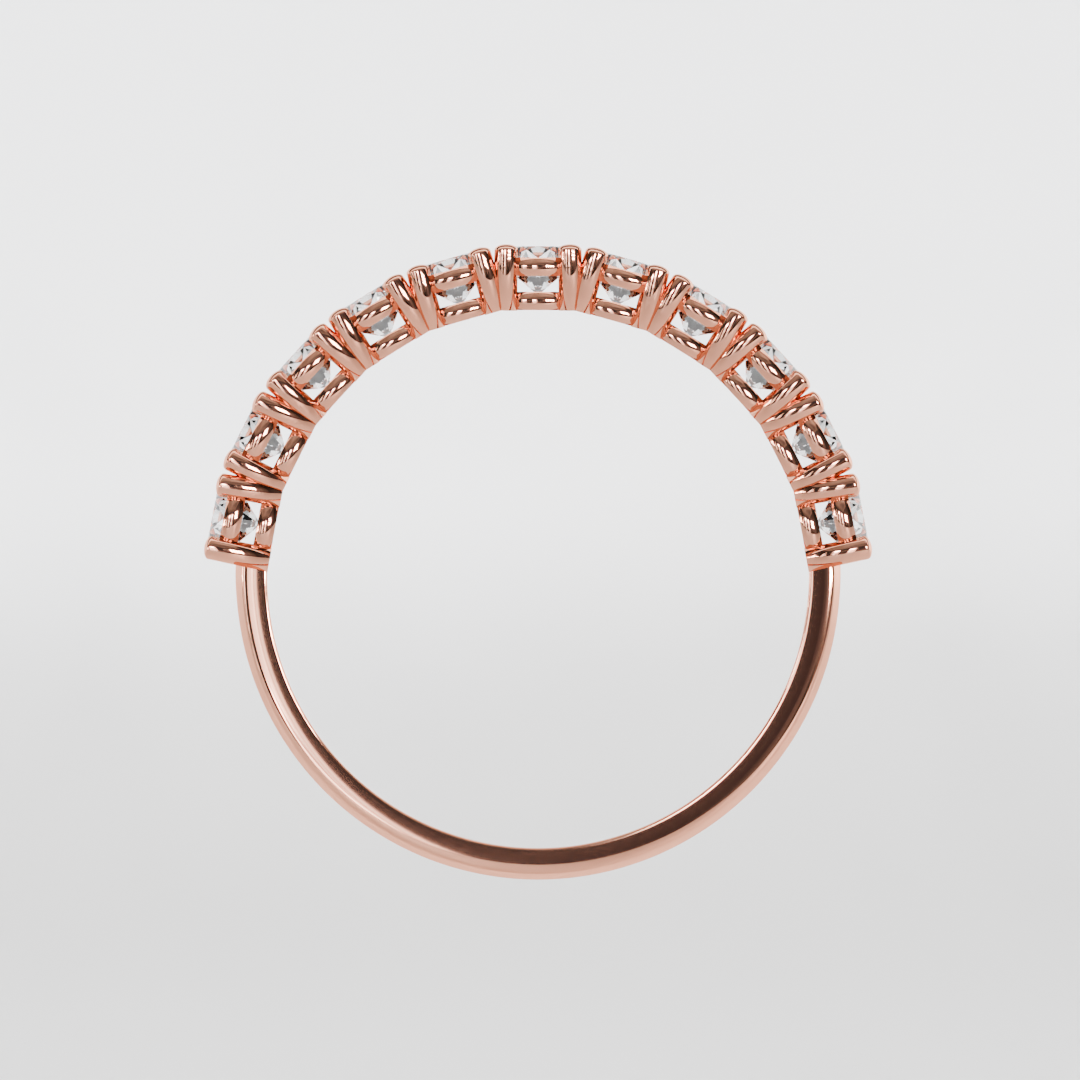 Media Churumbela CLAW de 2.5mm Moissanita - Abril