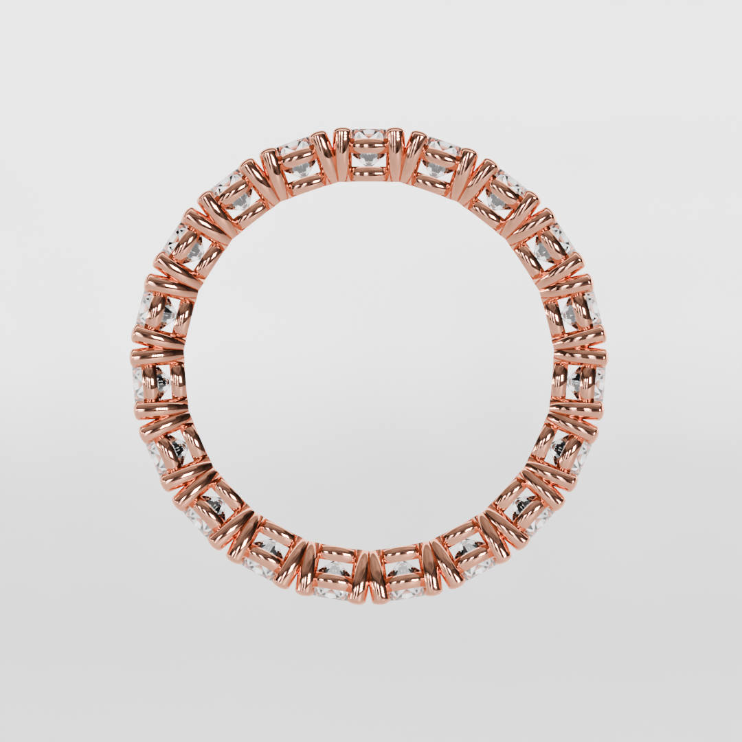 Churumbela Completa CLAW de 3.0mm Diamante Labgrown - Abril - Churumbela de Oro (10k, 14k, 18k) y Moissanitas