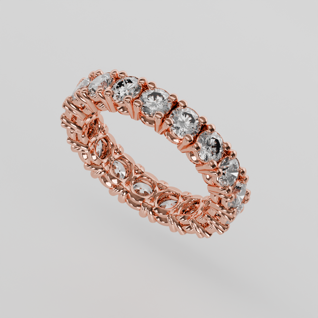 Churumbela Completa CLAW de 3.5mm Diamante Labgrown - Abril - Churumbela de Oro (10k, 14k, 18k) y Moissanitas