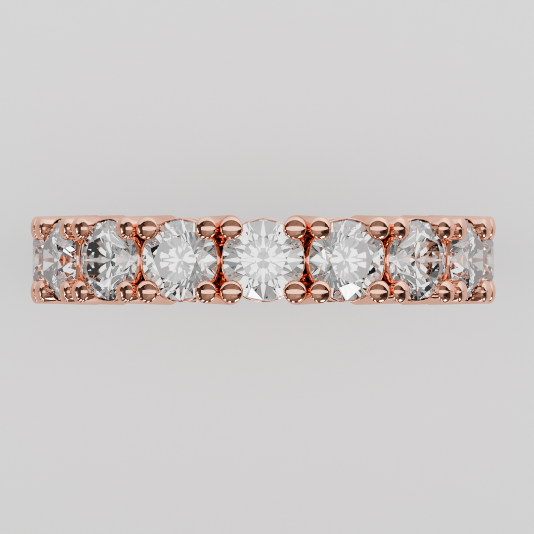 Churumbela Completa CLAW de 4.0mm Diamante Labgrown - Abril - Churumbela de Oro (10k, 14k, 18k) y Moissanitas