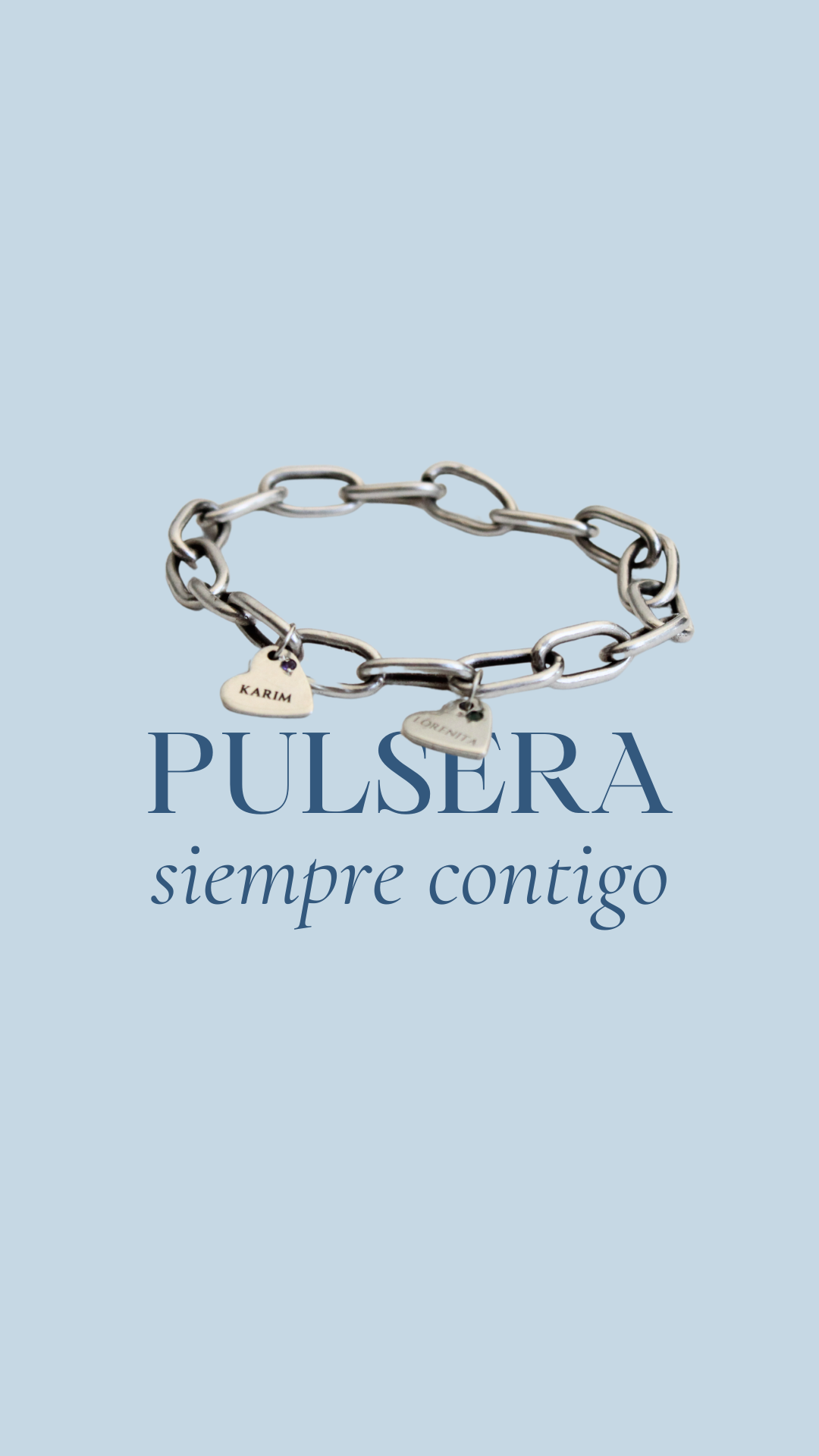 Pulsera Siempre Contigo - Joyería Personalizada en Oro (10k, 14k, 18k) o Plata