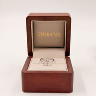 Anillo de Compromiso 1.5ct Corte REDONDO Solitario 4 prongs