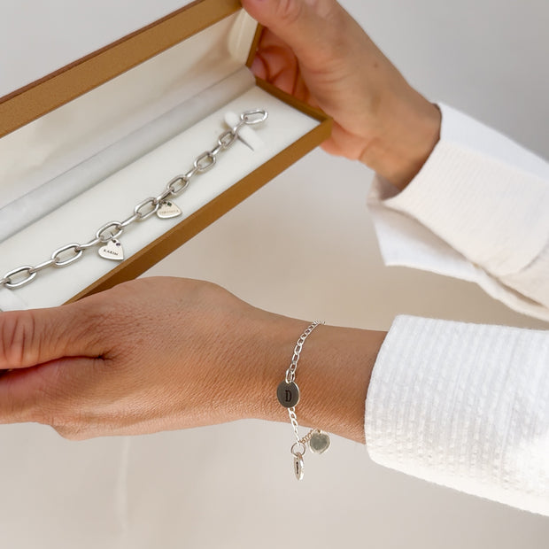 Pulsera Siempre Contigo - Joyería Personalizada en Oro (10k, 14k, 18k) o Plata