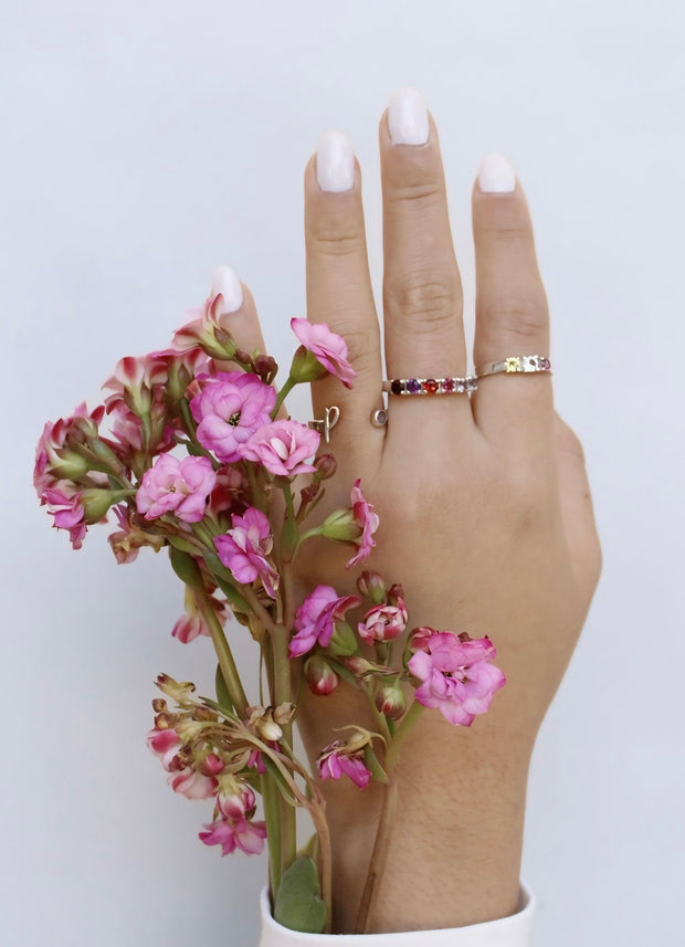 Anillo Familiar 3 piedras