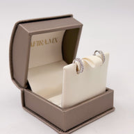 Arete huggies con brillantes - Aretes de Oro (10k, 14k y 18k) y Plata 0.925