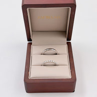 Argollas Maite con incrustaciones Diamante Lab Grown