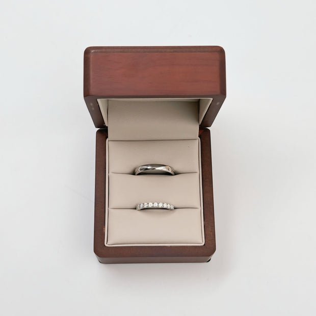 Argollas Maite con incrustaciones Diamante Lab Grown