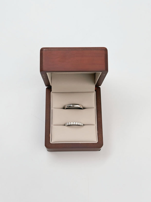 Argollas Maite con incrustaciones Diamante Lab Grown