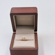 Pinky ring con Moissanita Pera 1ct