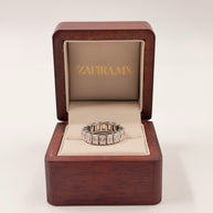 Churumbela Eternity Corte Esmeralda (Oro 10k, 14k, 18k) con Moissanita