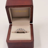 Churumbela Eternity Corte Esmeralda (Oro 10k, 14k, 18k) con Moissanita