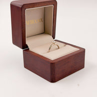 Anillo de Compromiso 0.5ct corte REDONDO solitario 6 Prongs - Anillo de Compromiso en Oro (10k, 14k, 18k) o Plata 0.925 y Diamante Lab-Grown o Moissanita