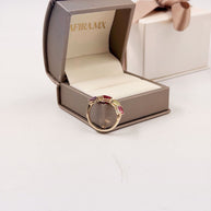 Family Ring 6 piedras Diseño 1 - Anillo Familiar de Oro (10k, 14k, 18k) y Piedras de Nacimiento