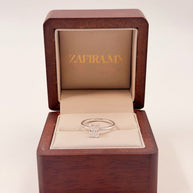 Anillo de Compromiso 1.0ct Corte ESMERALDA solitario- Anillo de Compromiso en Oro (10k, 14k, 18k) o Plata 0.925 y Diamante Lab-Grown o Moissanita