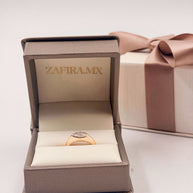 Pinky ring Marquise 0.5ct - Joyería Fina en Oro Sólido (10k, 14k, 18k)