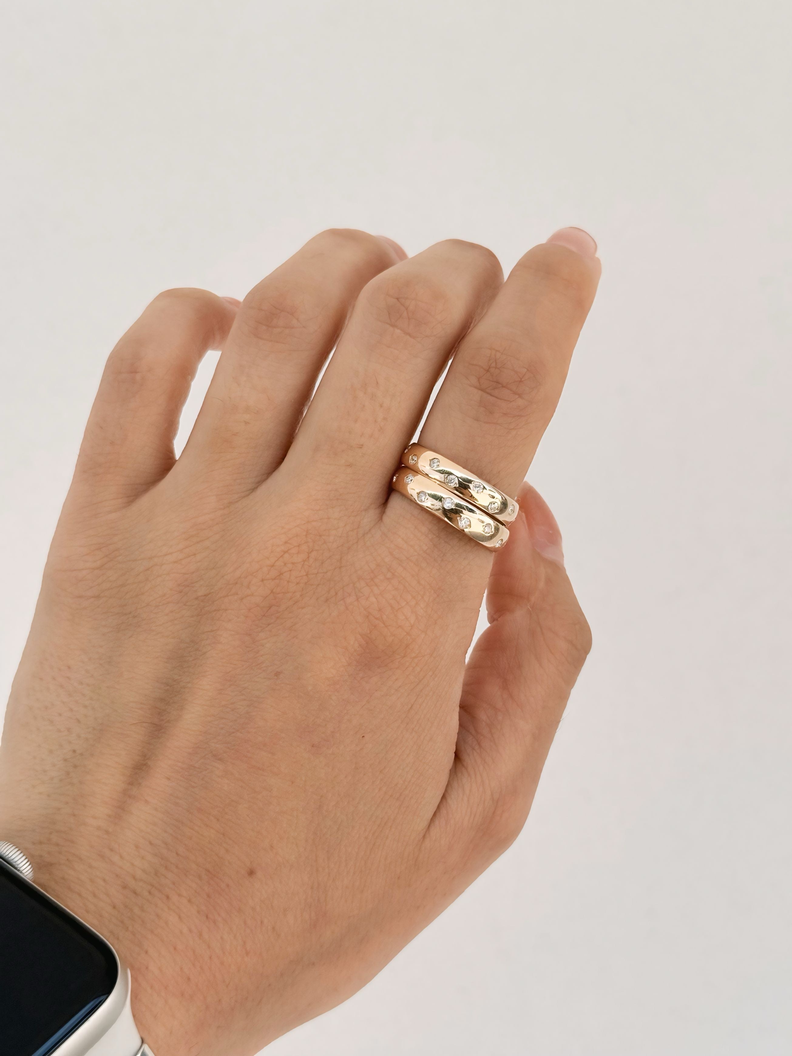 Argollas Valentina con Diamantes Labgrowm