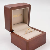 Anillo de Compromiso 1.5ct Corte REDONDO Solitario 6 prongs