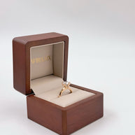 Anillo de Compromiso Amelia 2.0ct Corte REDONDO Solitario- Anillo de Compromiso en Oro (10k, 14k, 18k) o Plata 0.925 y Diamante Lab-Grown o Moissanita