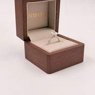 Anillo de Compromiso 2.0ct Corte OVAL Solitario- Anillo de Compromiso en Oro (10k, 14k, 18k) o Plata 0.925 y Diamante Lab-Grown o Moissanita