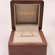 Argolla Nuria con Diamantes Lab-Grown - Oro Sólido (10k, 14k, 18k)