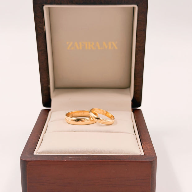 Alianzas Clasicos - Argolla de Matrimonio en Oro Sólido (10k, 14k, 18k)