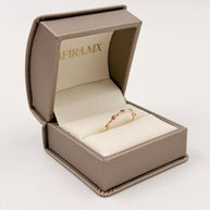Family Ring Turmalina Rosa - Joyería Personalizada en Oro (10k, 14k, 18k) o Plata