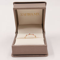 Family Ring Turmalina Rosa - Joyería Personalizada en Oro (10k, 14k, 18k) o Plata