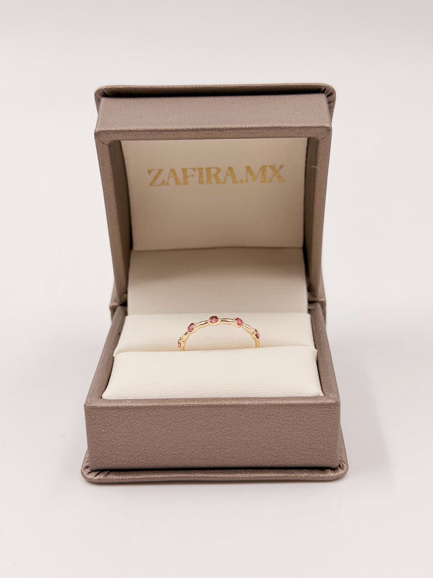 Family Ring Turmalina Rosa