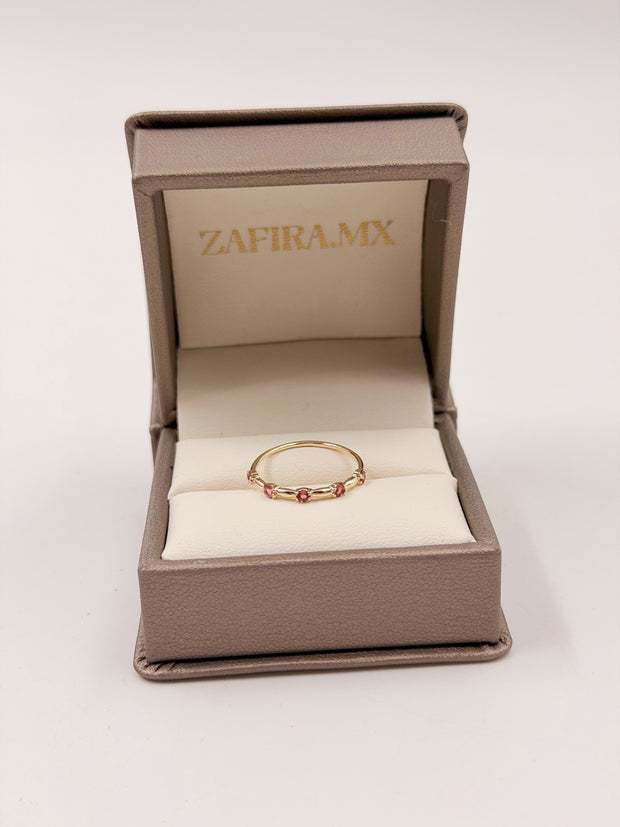 Family Ring Turmalina Rosa