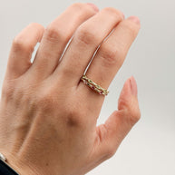 Family Ring Turmalina Rosa - Joyería Personalizada en Oro (10k, 14k, 18k) o Plata