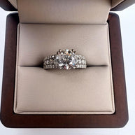 Anillo de Compromiso 1.5 ct Corte REDONDO con triple banda diamante labgrown. - Anillo de Compromiso en Oro (10k, 14k, 18k) y Diamante Lab-Grown