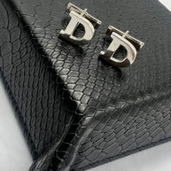 Mancuernillas Iniciales (Silueta) - Oro Sólido (10k, 14k, 18k) o Plata 0.925