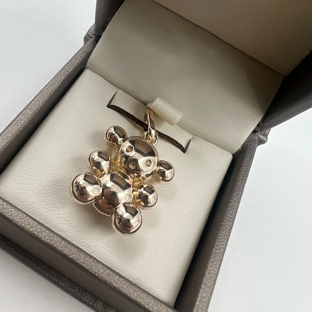 Dije de Oso - Joyería Fina en Oro Sólido (10k, 14k, 18k)