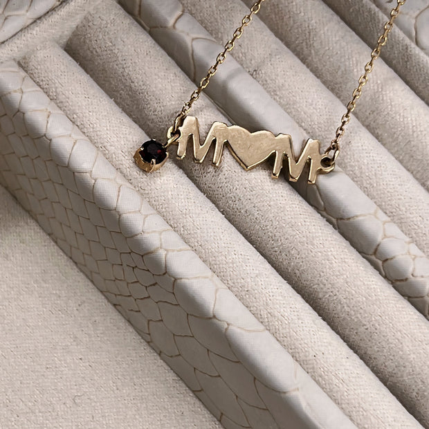 Collar MOM – Personalización con piedra
