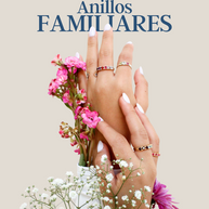 Anillo Familiar 6 piedras - Anillo Familiar de Oro (10k, 14k, 18k) y Piedras de Nacimiento