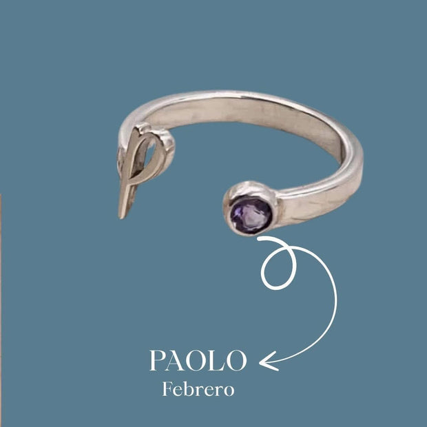 Anillo Inicial Piedras Preciosas